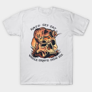 Tattoo skull and rat T-Shirt